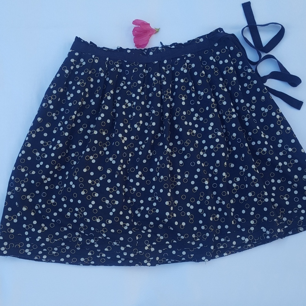 Gap Pleated Polka Dot Skirt (1) Lining 100% Cotton